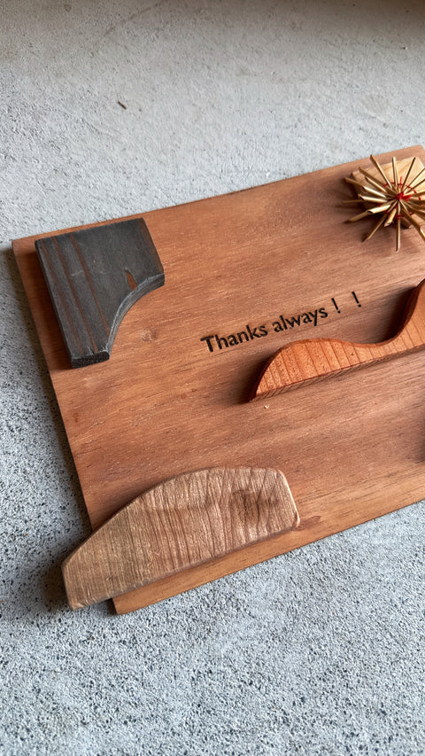 ▿自宅でワークショップ▿ 【レーザー刻印有り】