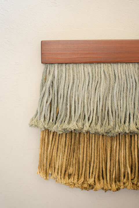 【１点物】mini (Pale Blue & Yellow Khaki)