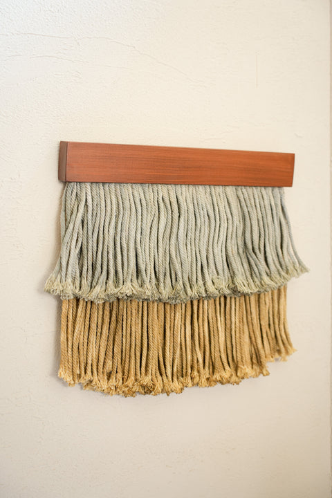 【１点物】mini (Pale Blue & Yellow Khaki)