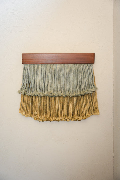 【１点物】mini (Pale Blue & Yellow Khaki)